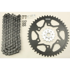 Sprocket/Chain Kit Stl/Stl 15/47t Sil Sx3 520 114l Blk