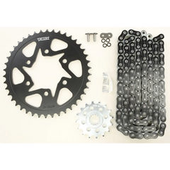 Sprocket/Chain Kit Stl/Stl 16/42t Sil Rx3 520 108l Blk