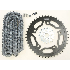 Sprocket/Chain Kit Stl/Stl 16/44t Sil Rx3 520 110l Blk