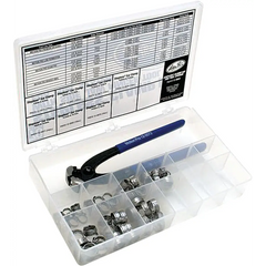 Stepless Clamp Fuel Line Fittings Kit 80/Pc