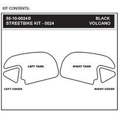 STOMPGRIP Traction Kit - Black - Honda 55-10-0024B