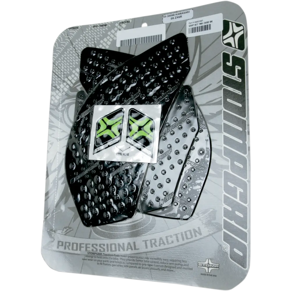 STOMPGRIP Traction Kit - Black - Kawasaki 55-10-0037B