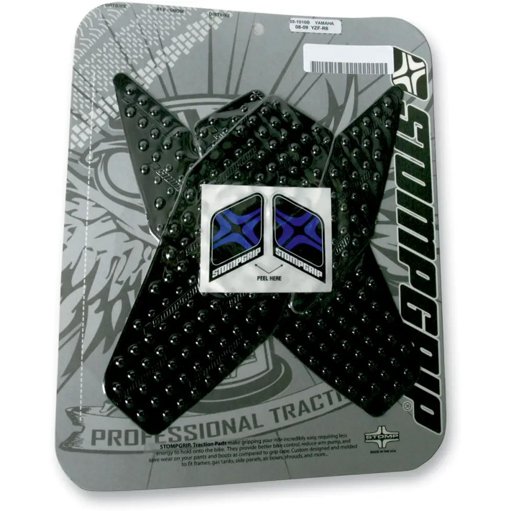 STOMPGRIP Traction Kit - Black - Yamaha 55-10-0010B