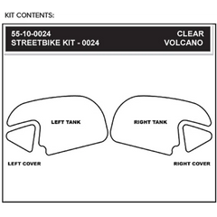 STOMPGRIP Traction Kit - Clear - Honda 55-10-0024H