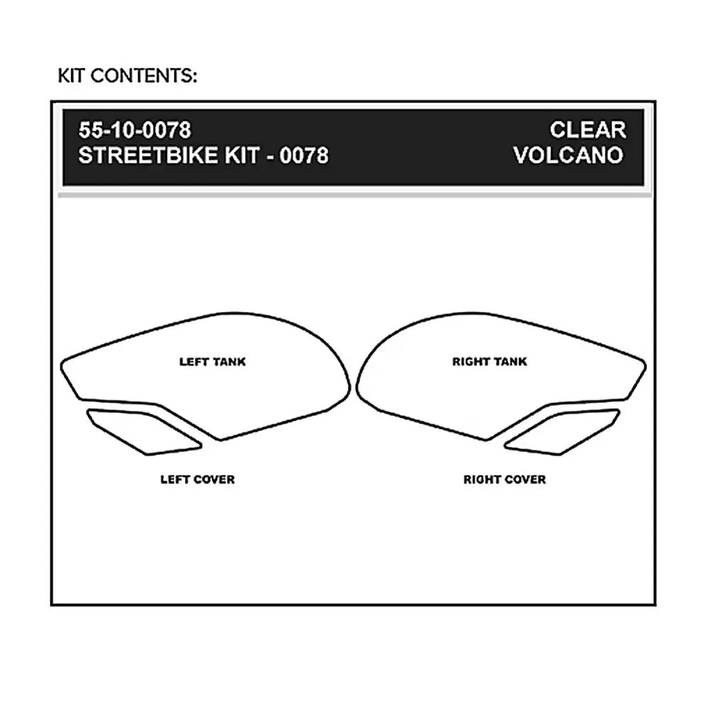 STOMPGRIP Traction Kit - Clear - Triumph 55-10-0078H