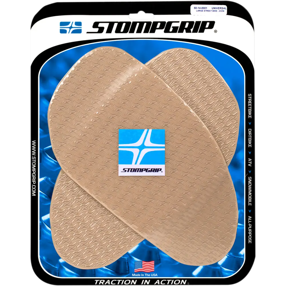 STOMPGRIP Traction Kit - Large Street Bike - Clear 50-14-0001C