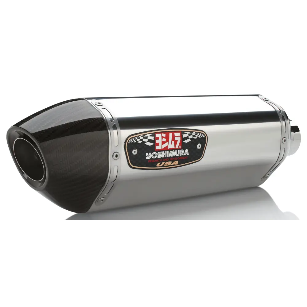 Street Dual R 77 Slip On Exhaust Ss Ss Cf