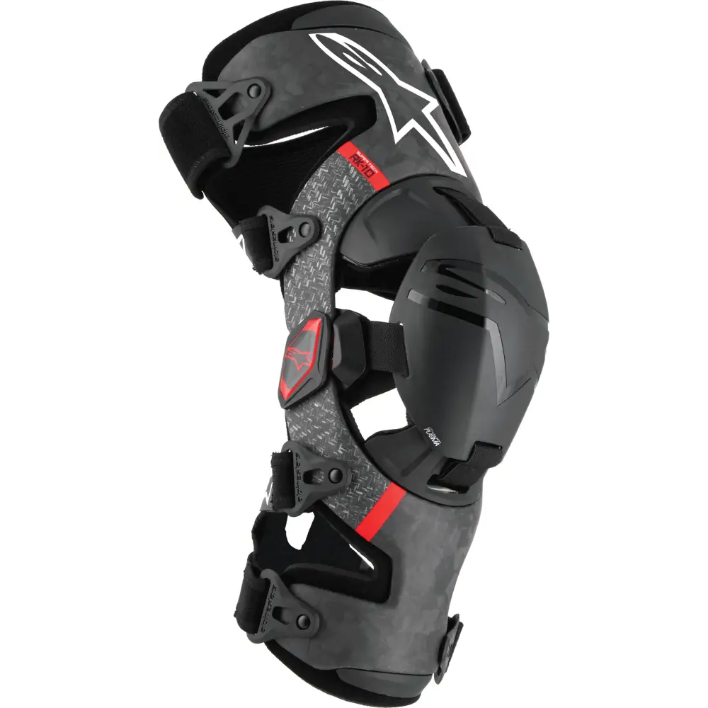 Supertech Rk 10 Plasma Knee Brace Black/Red Xl