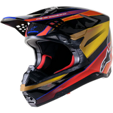 Supertech S M10 Era Helmet Gold Ylw/Rio Red Glossy 2x