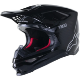 Supertech S M10 Solid Helmet Black Glossy/Carbon Sm