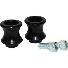 Swingarm Spools 10mm Blk Kaw