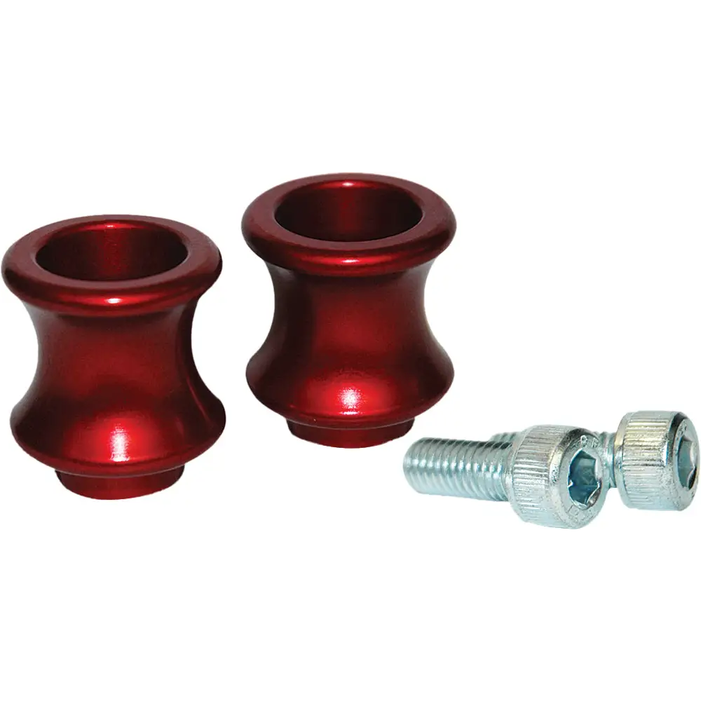 Swingarm Spools 10mm Red Kaw