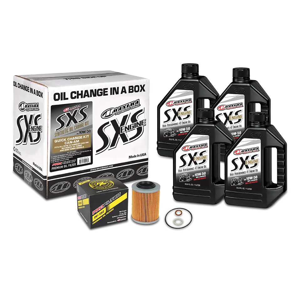 Sxs Can Am Quick Change Kit 10w50 W/ Oil Filter