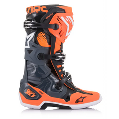 Tech 10 Boots Cool Grey/Orange Fluo Sz 09