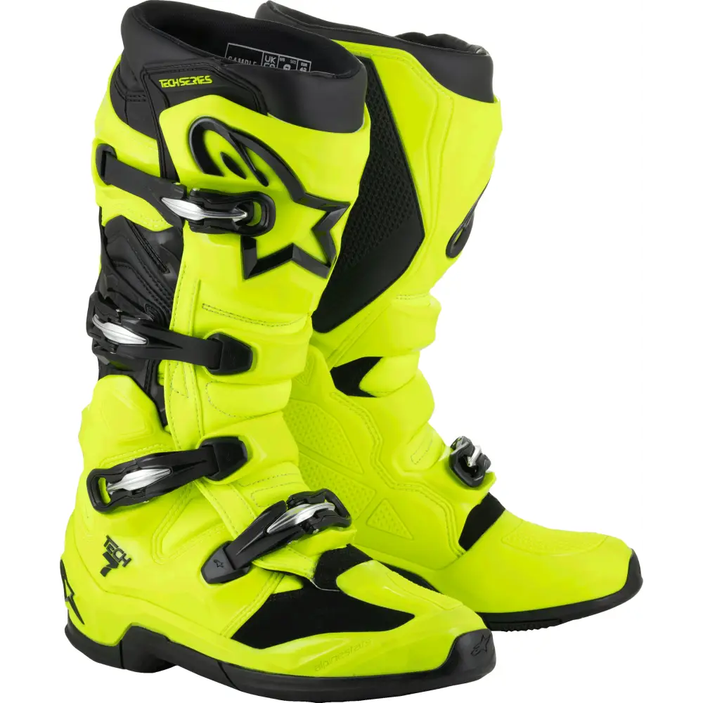 Tech 7 Boots Yellow Fluo/Black 10