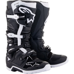 Tech 7 Enduro Drystar Boots Black/White Sz 10