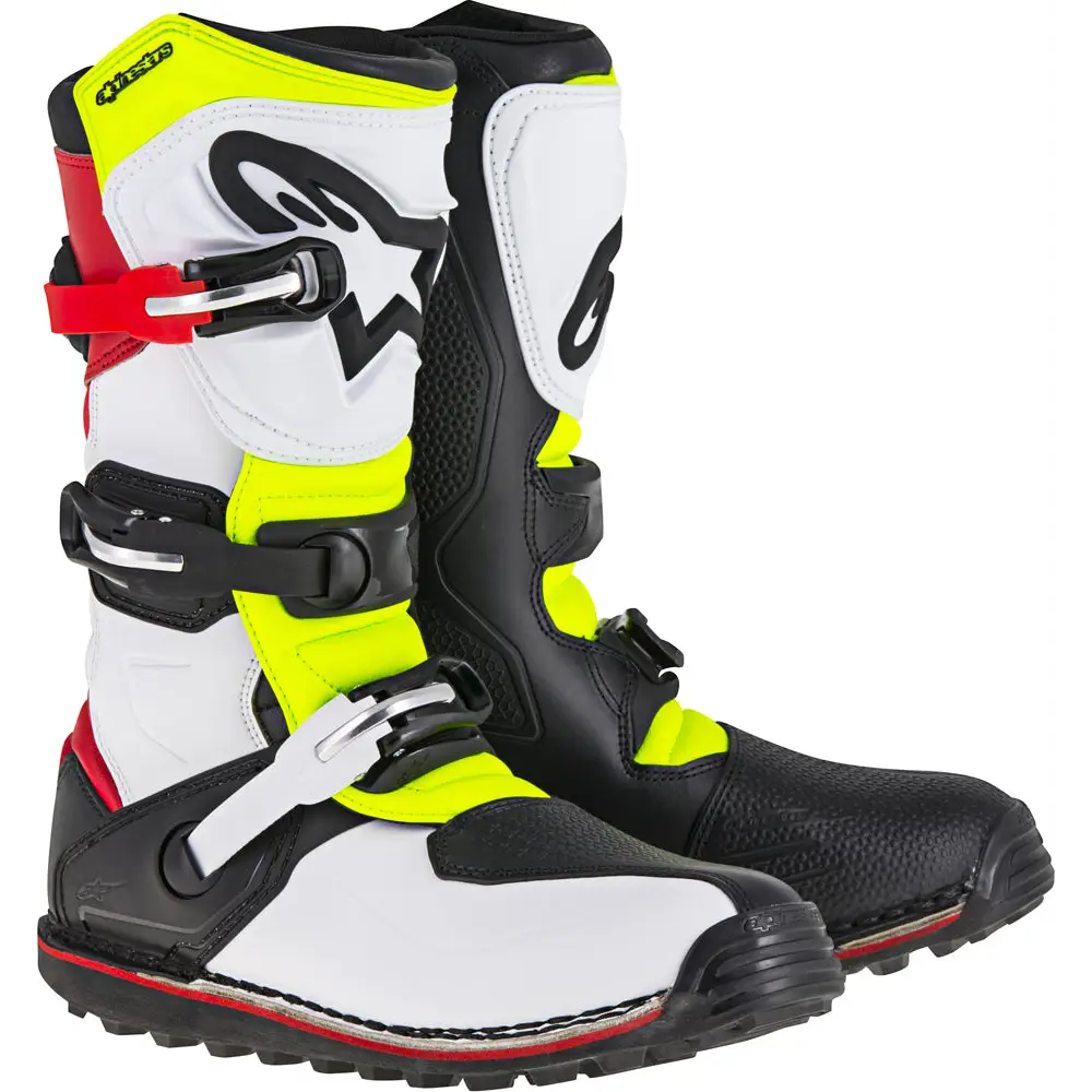 Tech T Boots White/Red/Yellow/Black Sz 05