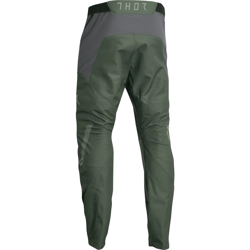 THOR Terrain In-the-Boot Pants - Army Green/Charcoal - 32 2901-10431