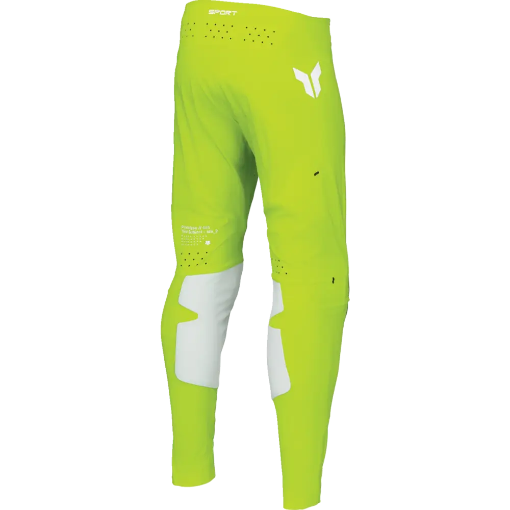 THOR Youth SPORTMODE Riot Pants - White/Acid - 24 2903-2570