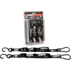 Tie Downs 1" 2/Pk Blk