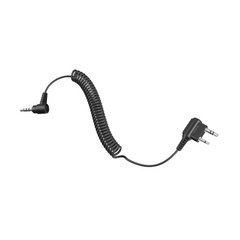 Tufftalk 2 Way Radio Cable Kenwood Twin Pin Connection