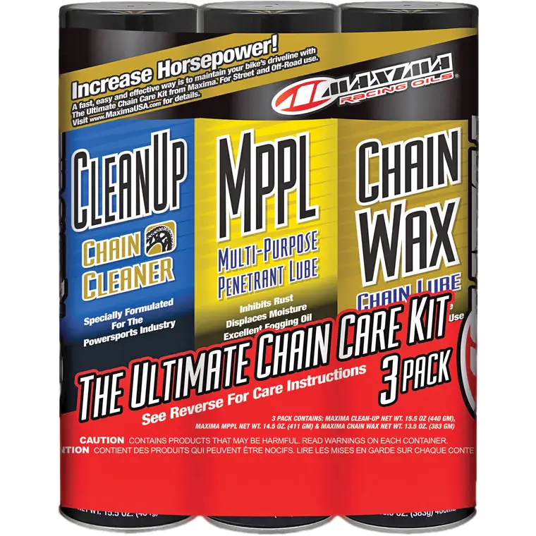 Ultimate Chain Wax Care Kit 3/Pk