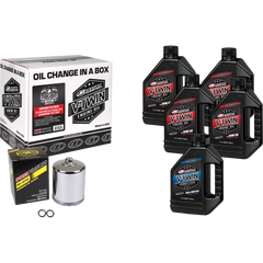 V Twin Syn Oil Change Kit Xl Chrome Filer