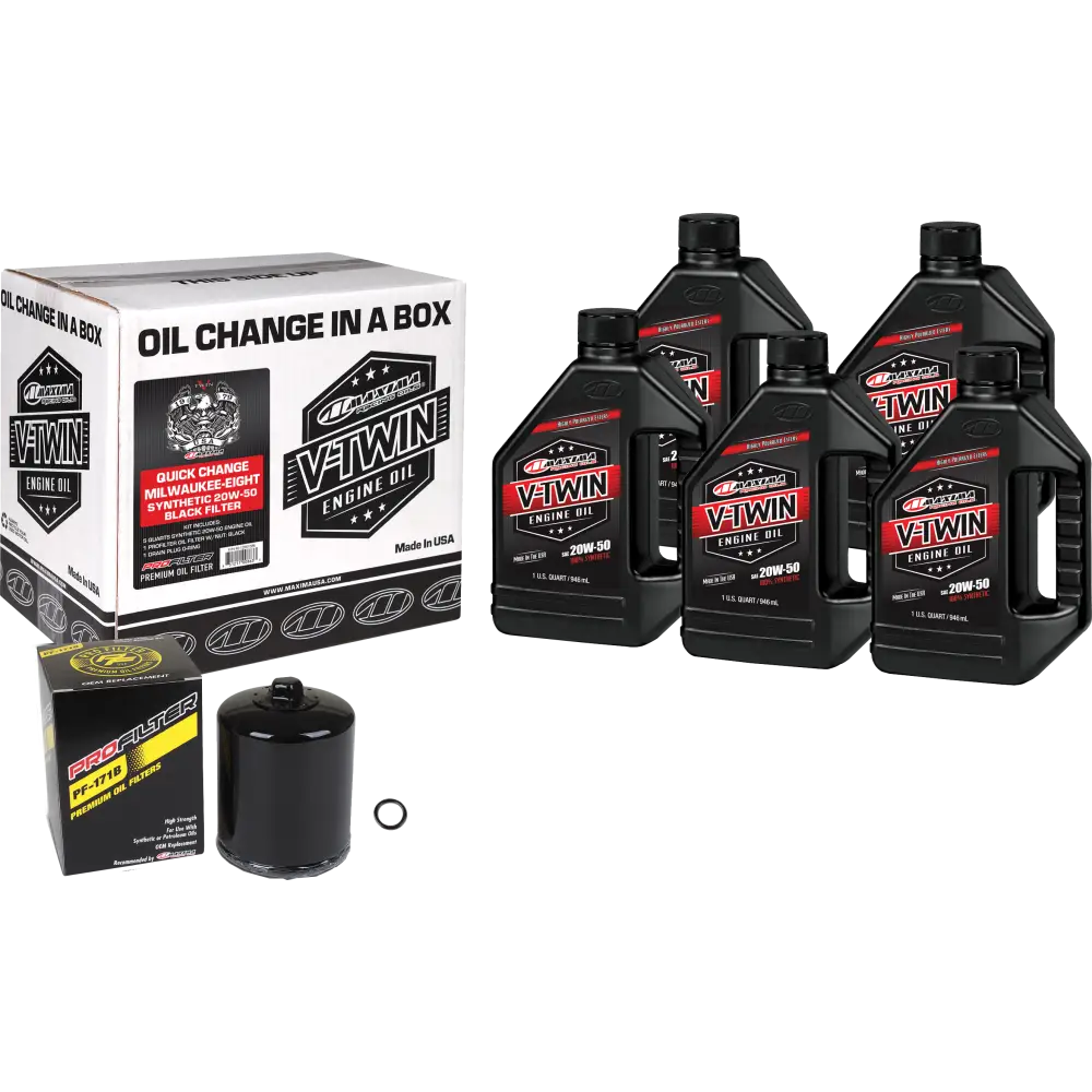 V Twin Syn Quick Change Kit M8 Black Filer