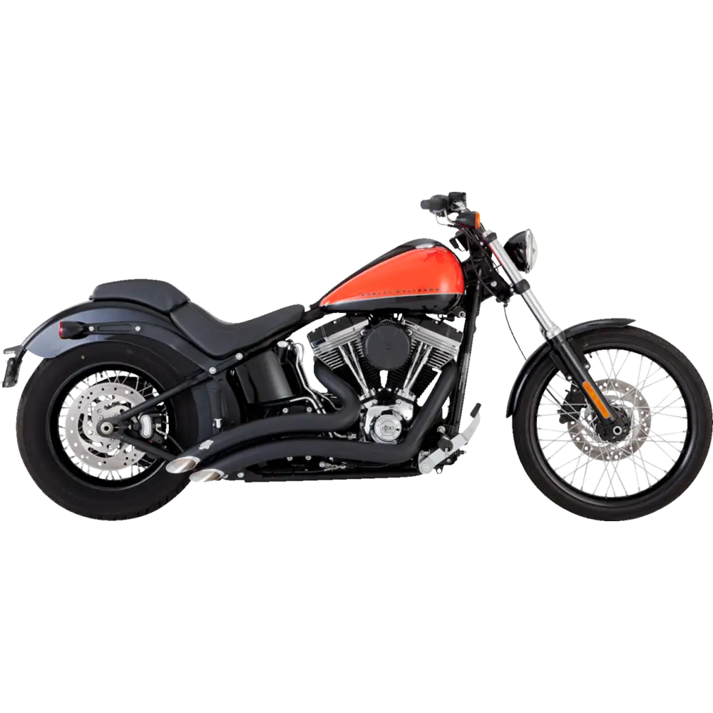 VANCE & HINES 2-into-2 Big Radius Exhaust System - Matte Black 46079
