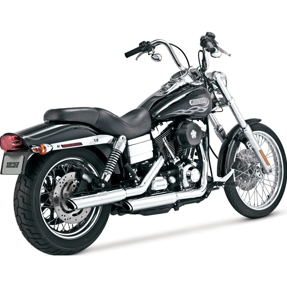 VANCE & HINES 3" Twin Slash Slip-On Muffler - Chrome 16337