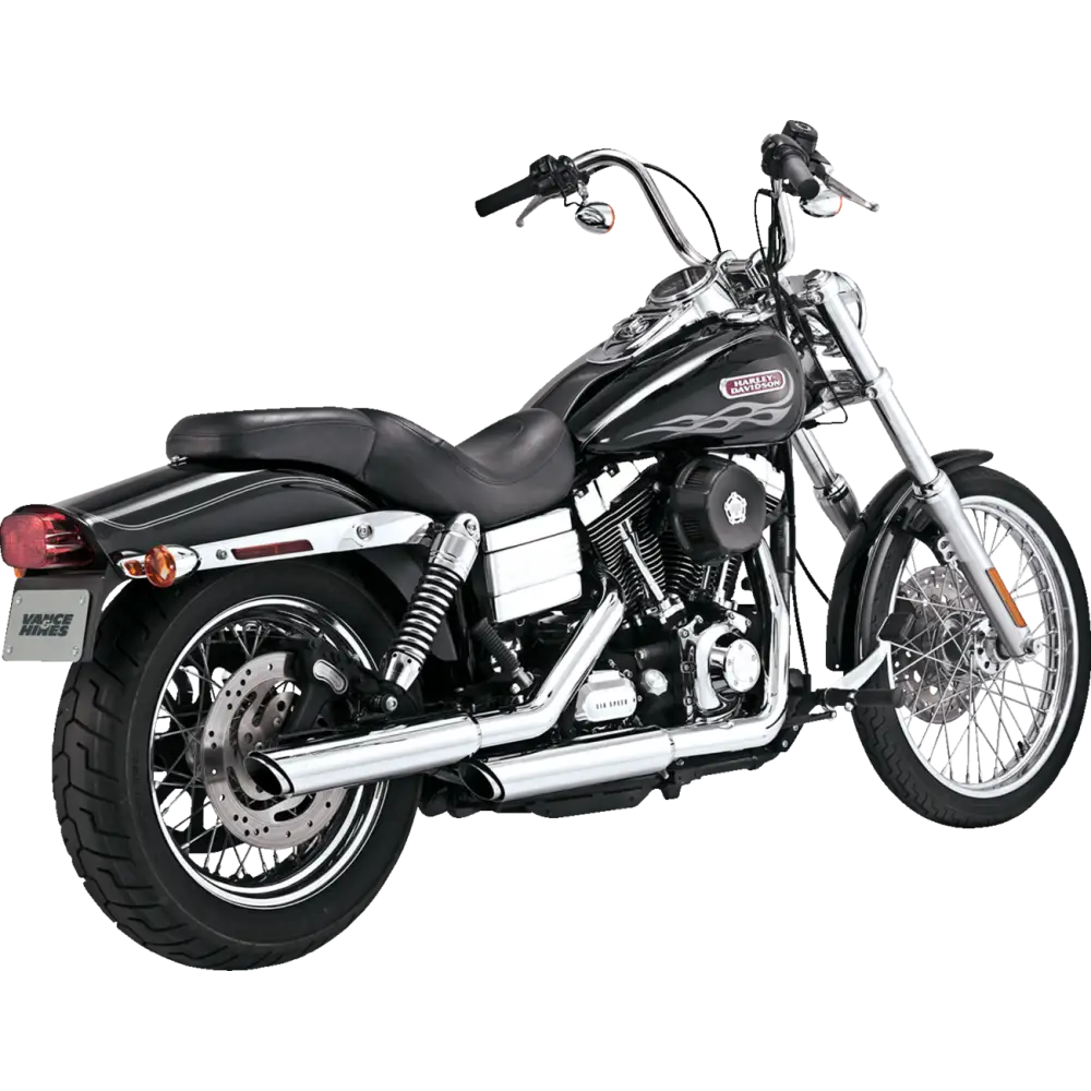 VANCE & HINES 3" Twin Slash Slip-On Muffler - Chrome 16838