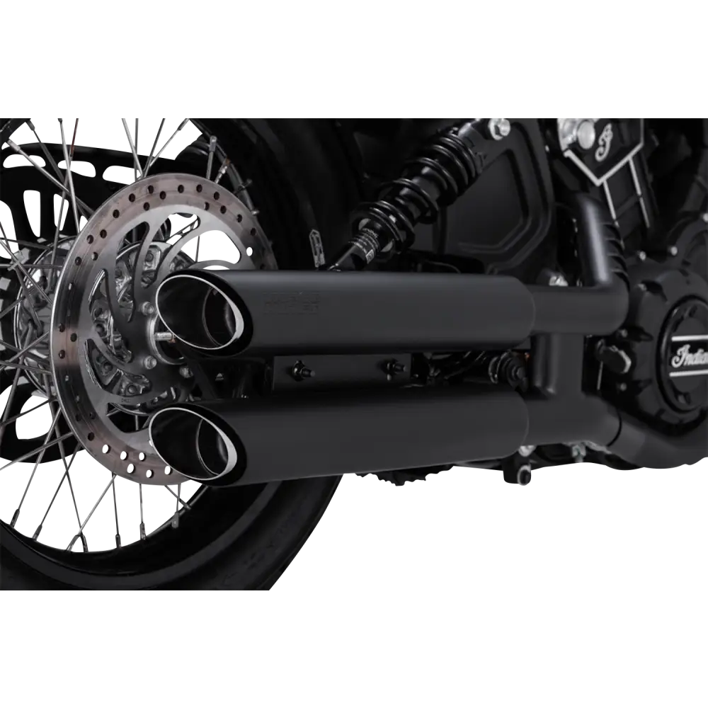 VANCE & HINES 3" Twin Slash Slip-On Mufflers - Black 48323