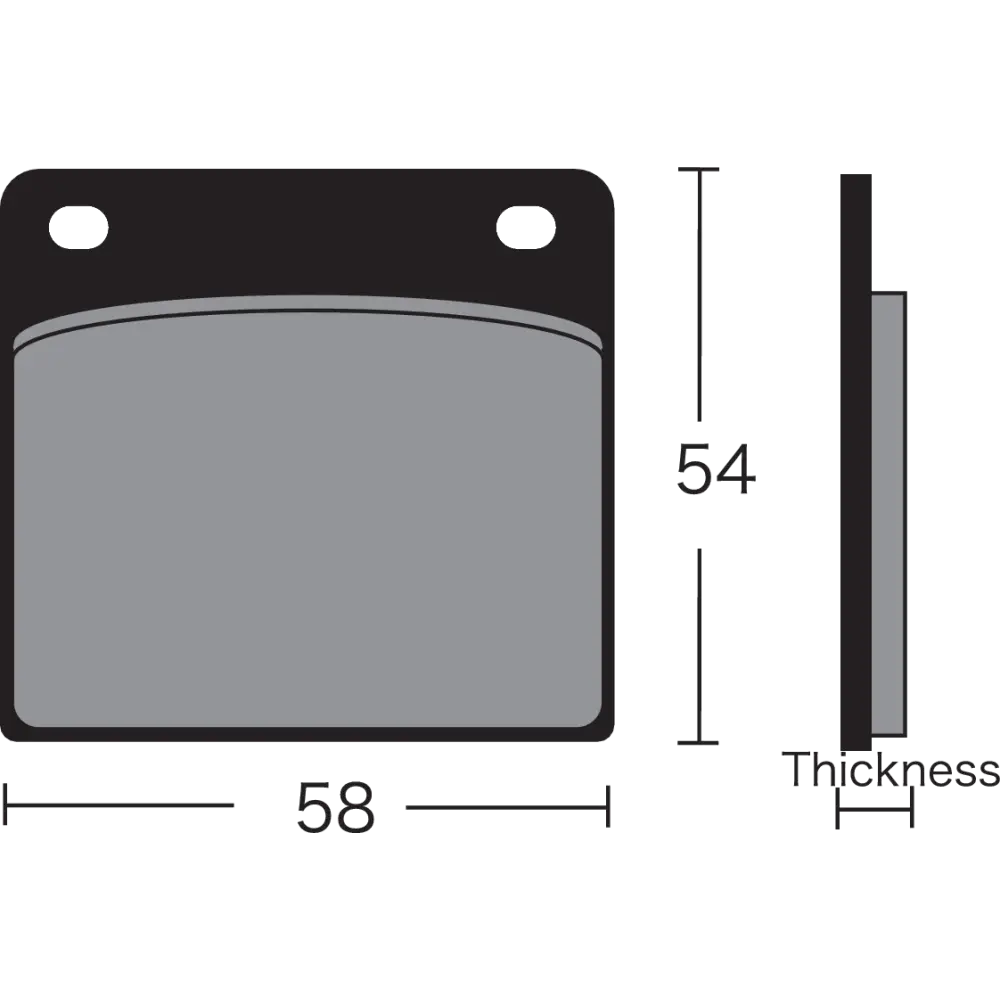 VESRAH Semi-Metallic Brake Pads SD-306 - Braking Group