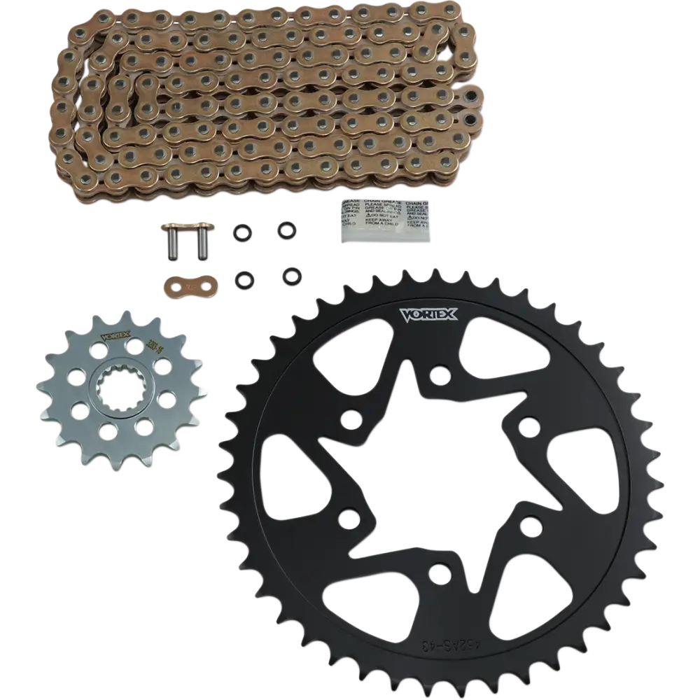 VORTEX Chain Kit - Gold - Kawasaki - ZX-6R CKG6387