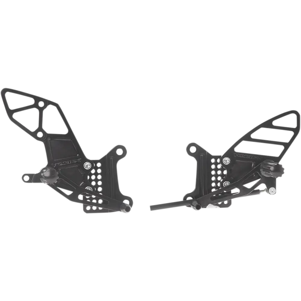 VORTEX Rearset - Black - ZX6RR RS406K