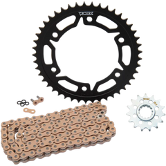 VORTEX Steel Chain Kit - Gold - Honda - CBR 600RR - ’03-’06 CKG6345