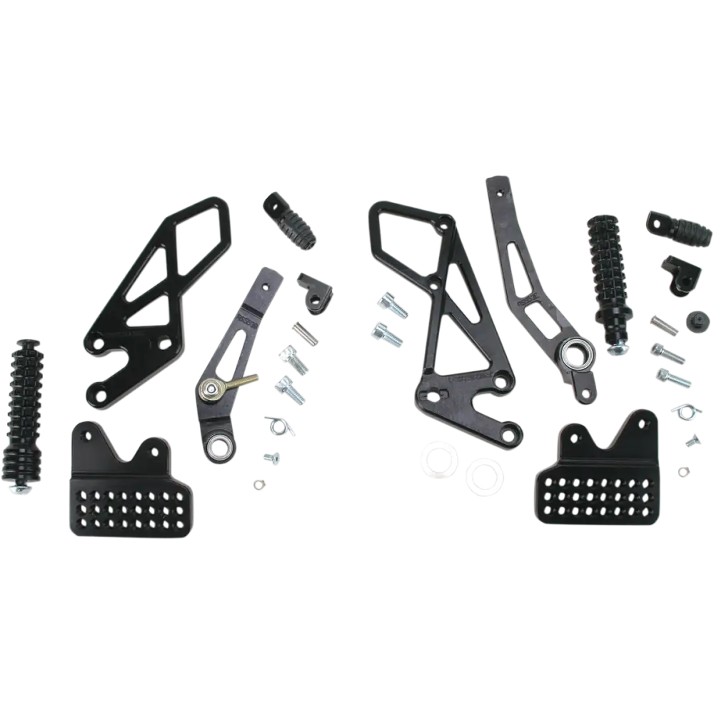 VORTEX V2 Rearset - Black - GSXR6/7 RS553K