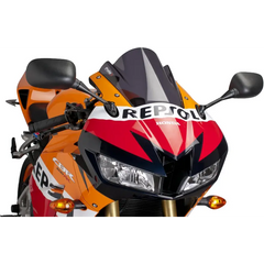 Windscreen Racing Dark Smoke