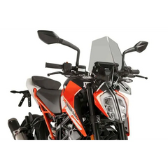 Windscreen Racing Light Smoke Ktm