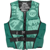 Wmn's Neoprene Flotation Vest Dark Teal/Light Teal Sm