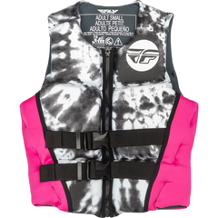 Wmn's Neoprene Flotation Vest Neon Pink/White/Black Lg