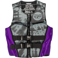 Wmn's Neoprene Flotation Vest Purple/Grey/Black Lg