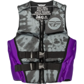 Wmn's Neoprene Flotation Vest Purple/Grey/Black Xl