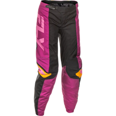 Women's F 16 Pants Ca/Ny Black/Mauve/Yellow Sz 0/02