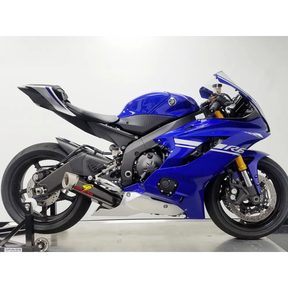 Yamaha R6 Full Titanium - Carbon WORKS 7 Exhaust - Parts