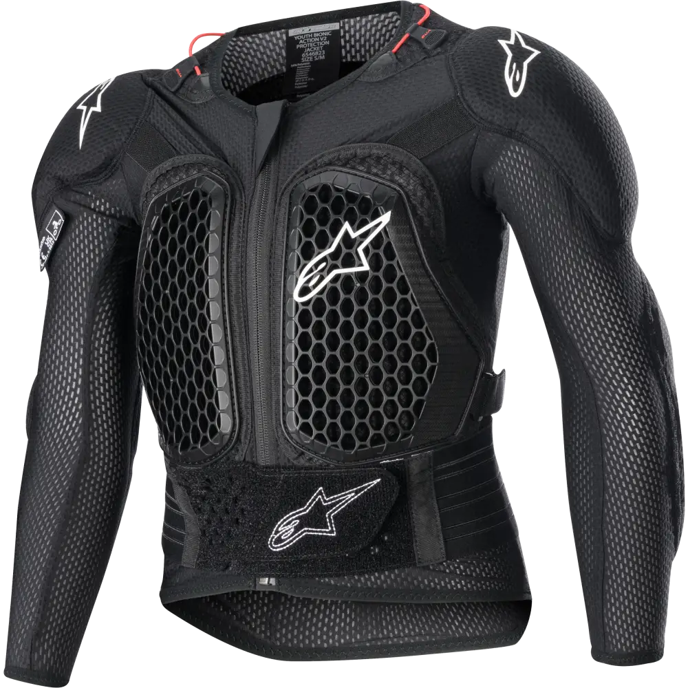 Youth Bionic Action V2 Protection Jacket Black Sm/Md