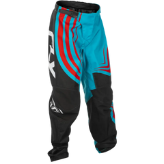 Youth F 16 Pants Ca/Ny Cyan/Black/Red Sz 24