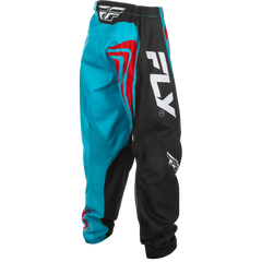 Youth F 16 Pants Ca/Ny Cyan/Black/Red Sz 24