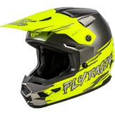 Youth Kinetic Surge Helmet Grey/Hi Vis Yl