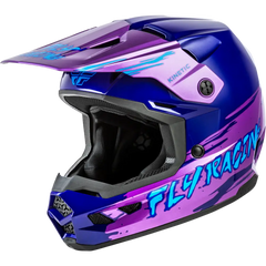 Youth Kinetic Surge Helmet Pink/Purple/Teal Ys